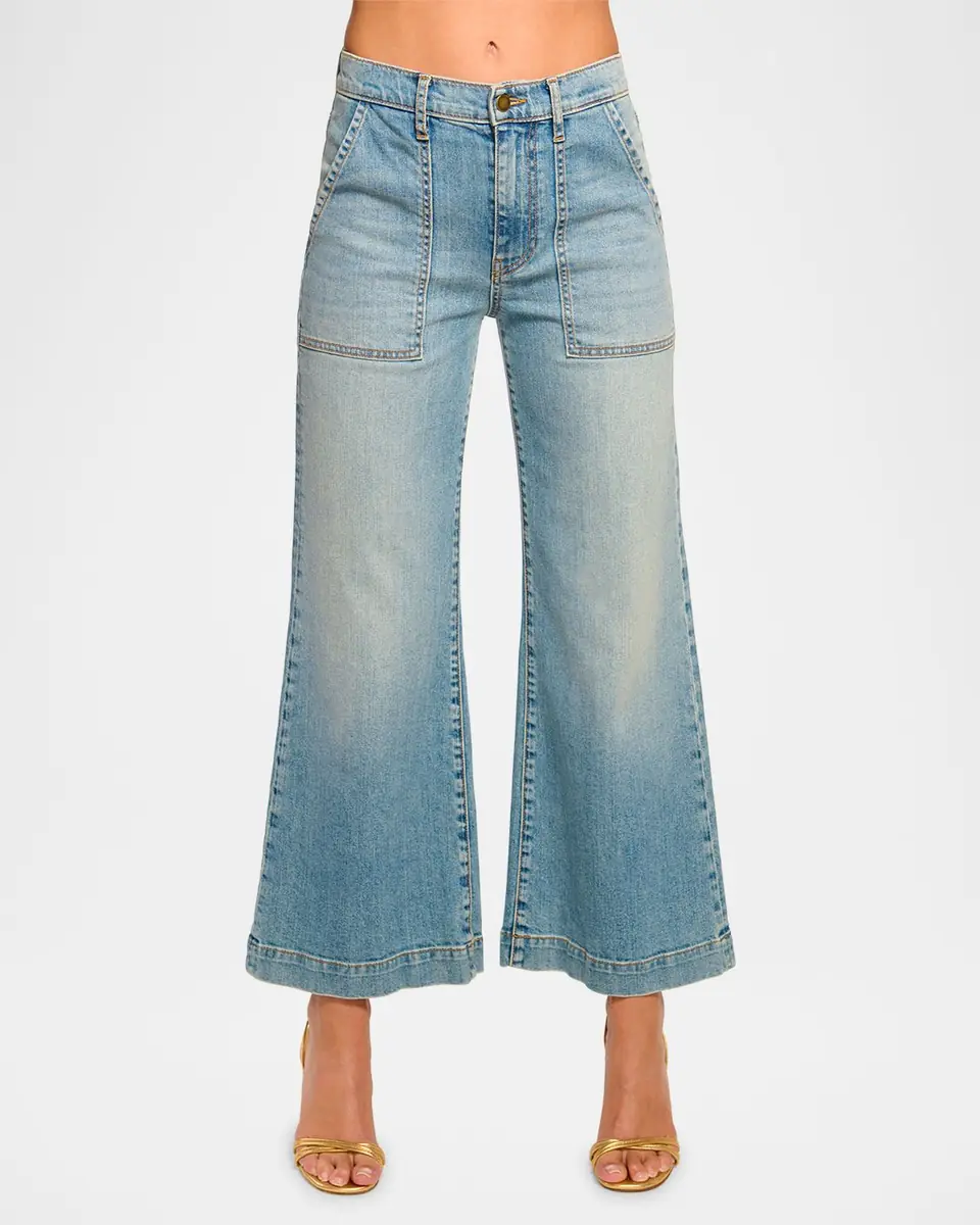 Ramy Brook Clifford Cropped Wide-Leg Jeans | Thumbnail 4 Ramy Brook Clifford Cropped Wide-Leg Jeans | Thumbnail 4