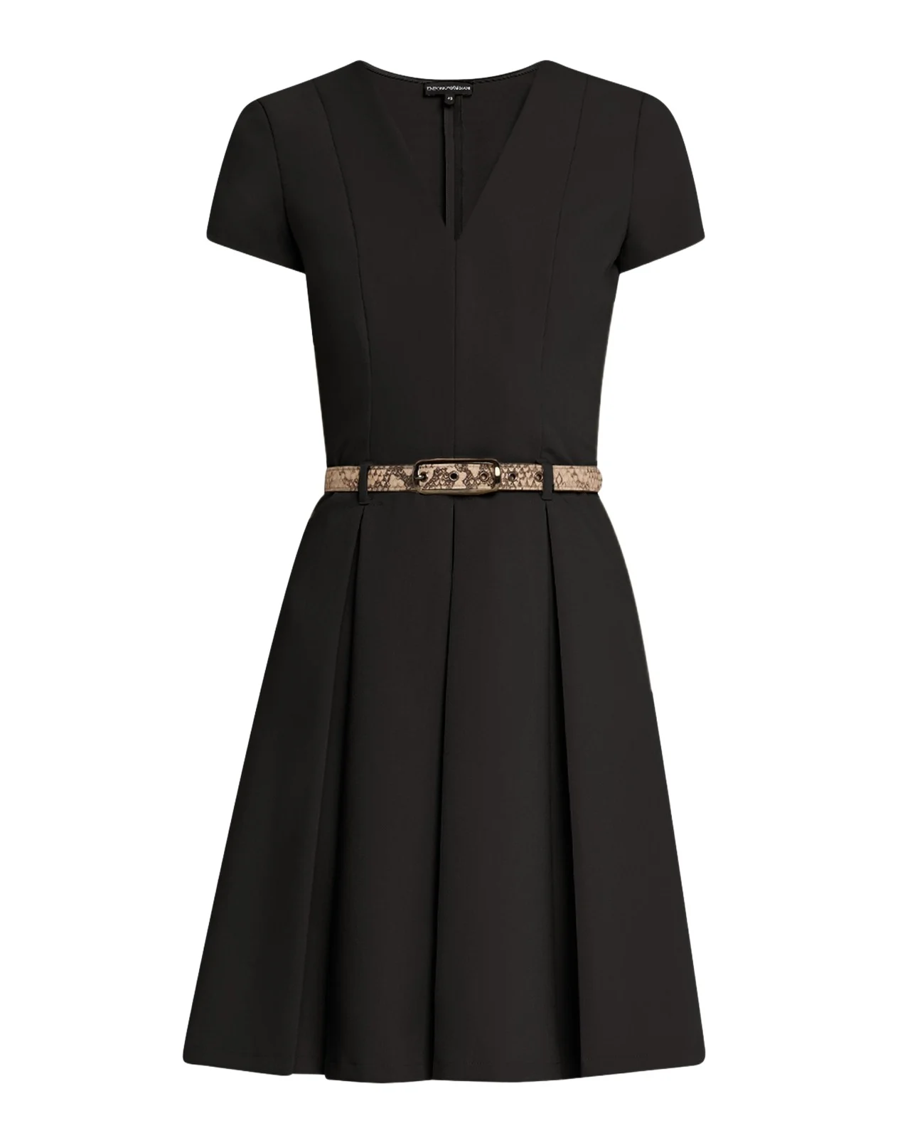 Emma Belted Pleated A-Line Mini Dress Emma Belted Pleated A-Line Mini Dress