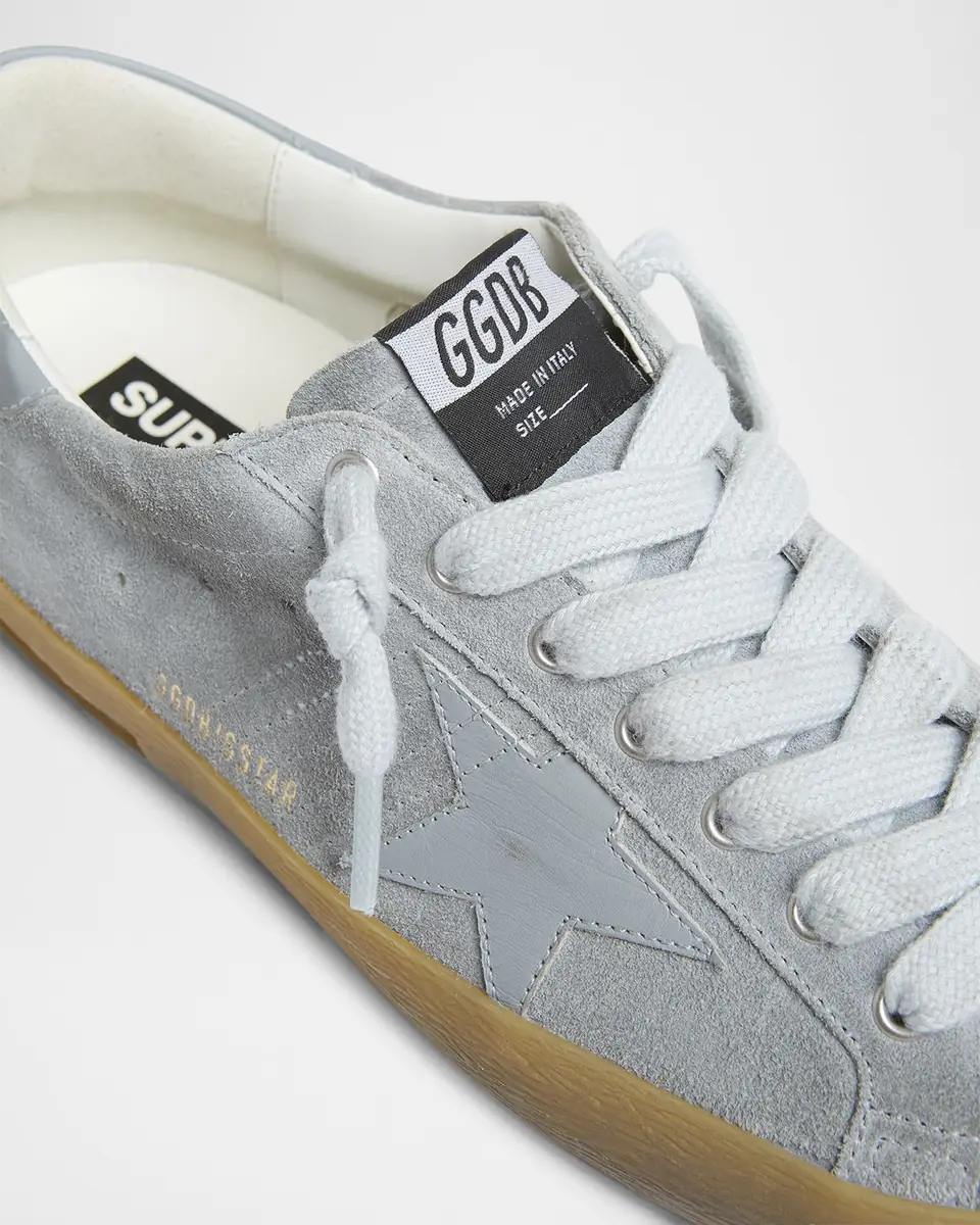 Golden Goose Men's Super-Star Suede Low-Top Sneakers | Thumbnail 5 Golden Goose Men's Super-Star Suede Low-Top Sneakers | Thumbnail 5