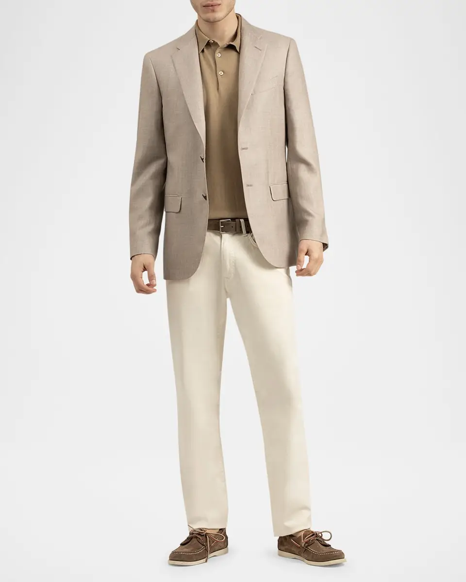 Boglioli Men's Wool, Silk and Linen-Blend Blazer | Thumbnail 2 Boglioli Men's Wool, Silk and Linen-Blend Blazer | Thumbnail 2