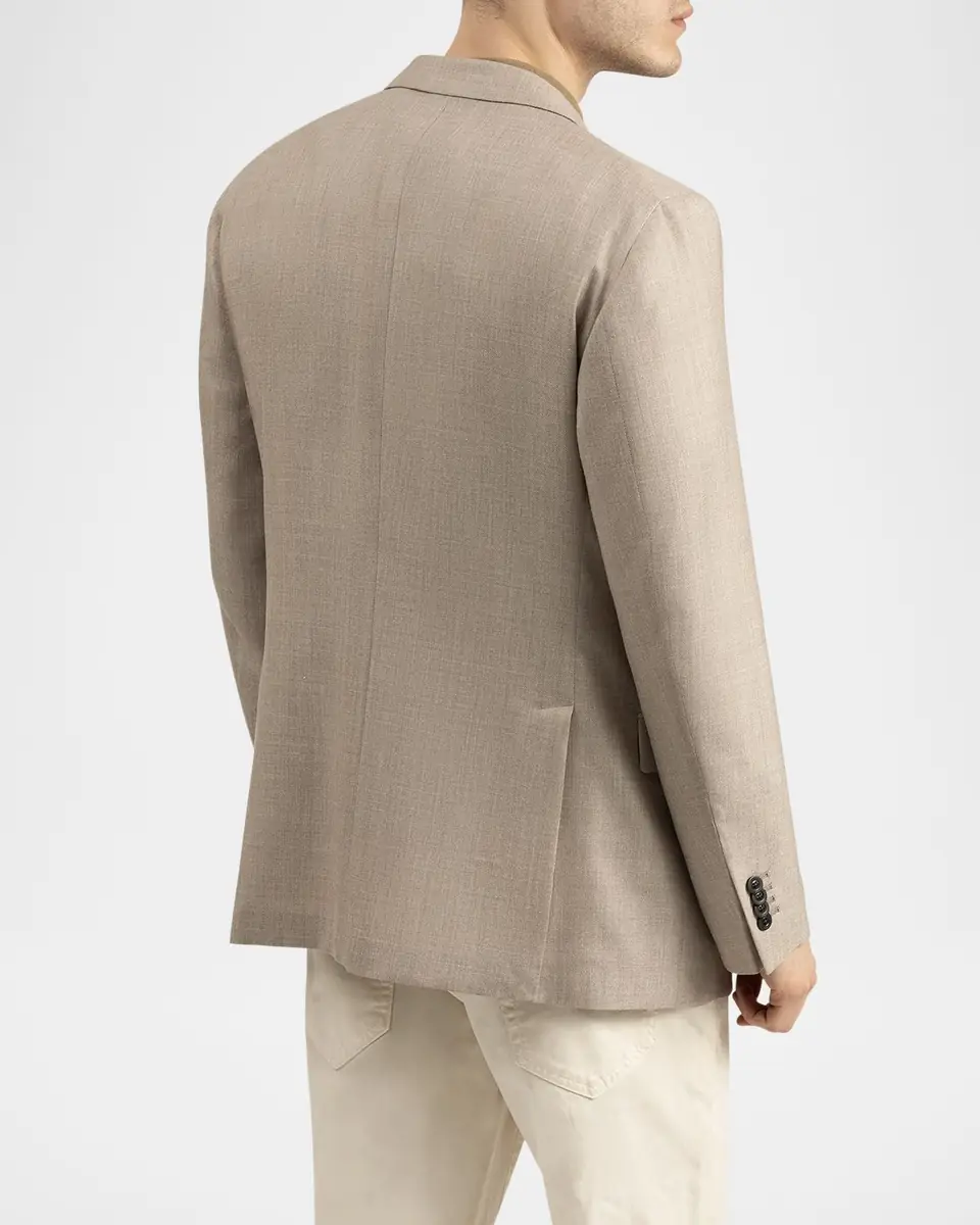 Boglioli Men's Wool, Silk and Linen-Blend Blazer | Thumbnail 3 Boglioli Men's Wool, Silk and Linen-Blend Blazer | Thumbnail 3