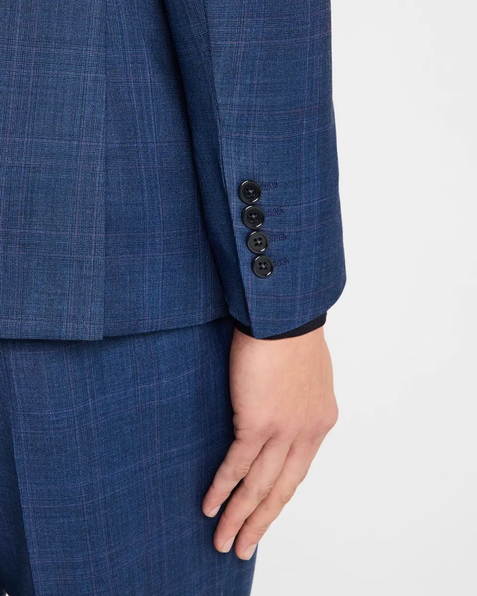 Emporio Armani Men's Micro-Plaid Wool-Blend Suit | Thumbnail 9