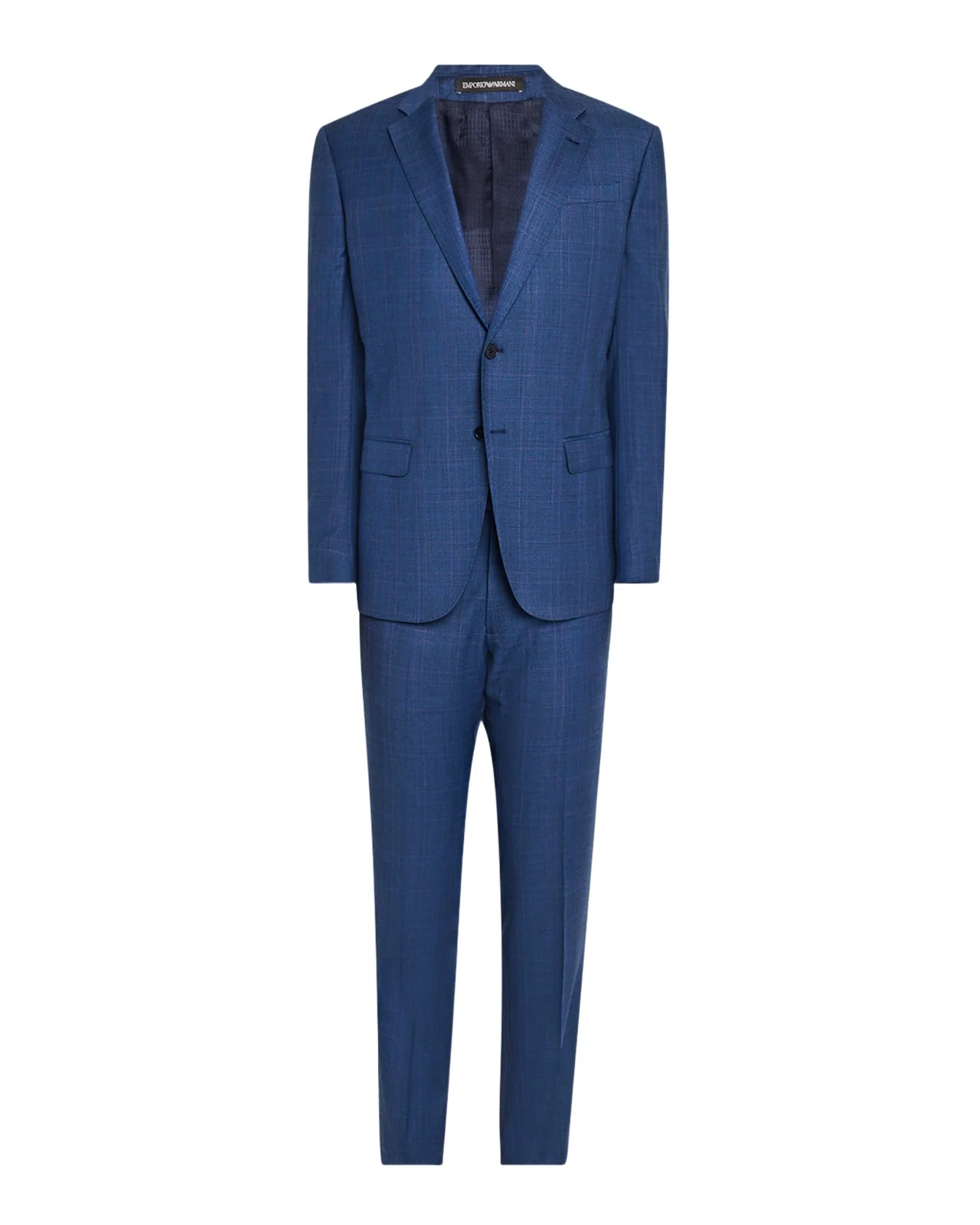 Emporio Armani Men's Micro-Plaid Wool-Blend Suit