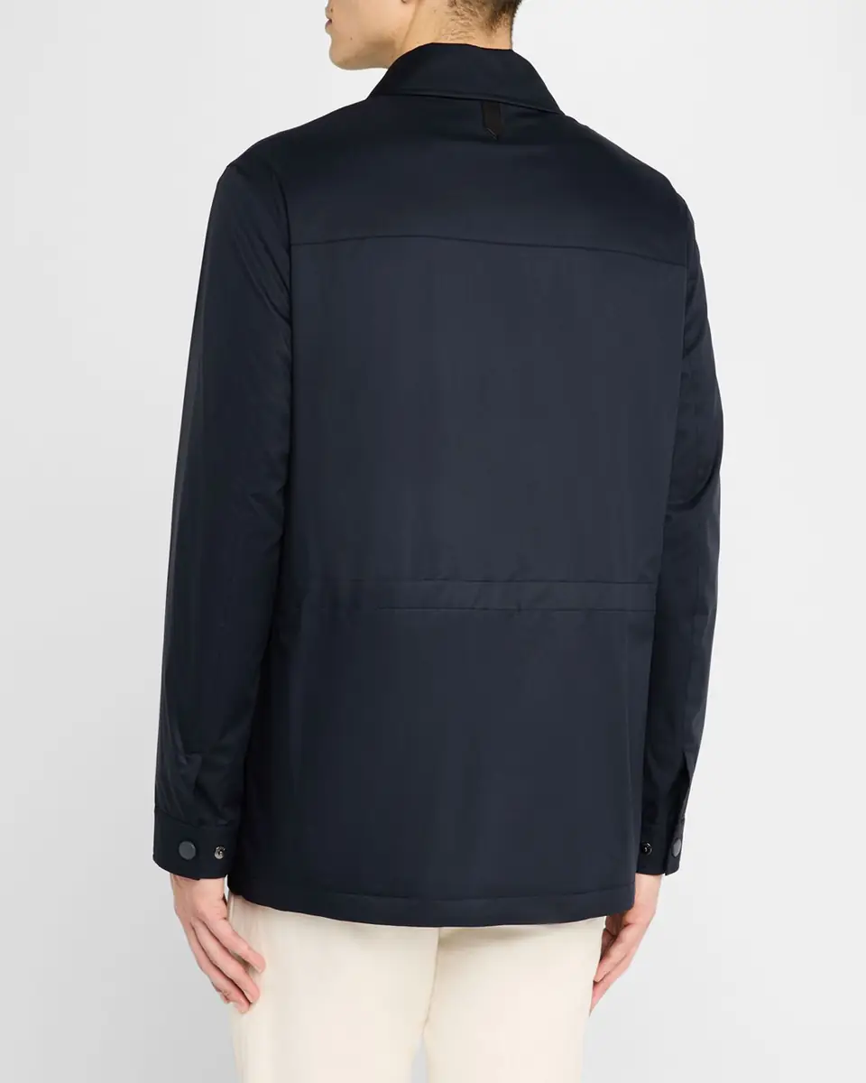Canali Men's Brera Four-Pocket Field Jacket | Thumbnail 3 Canali Men's Brera Four-Pocket Field Jacket | Thumbnail 3