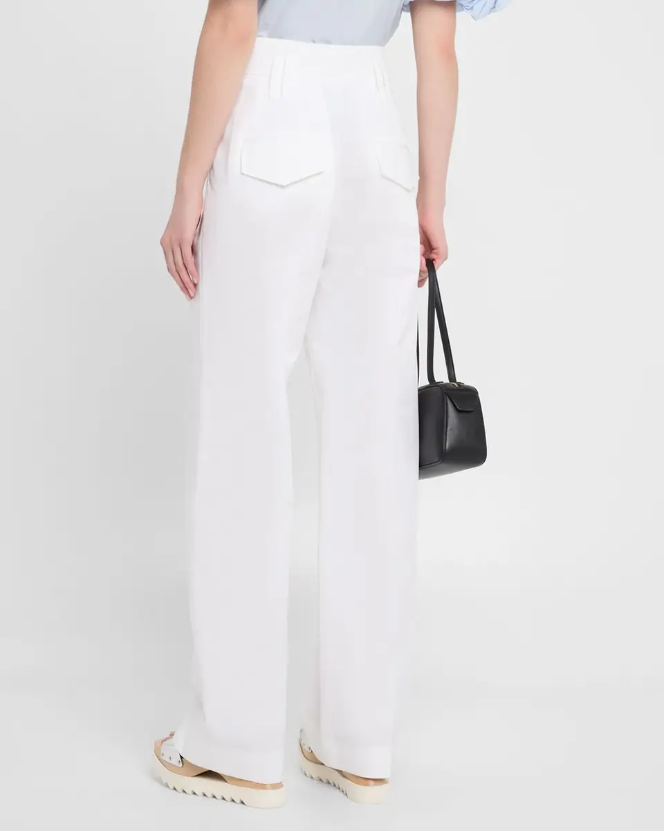 Dice Kayek High-Rise Cotton Gabardine Wide-Leg Pants | Thumbnail 3