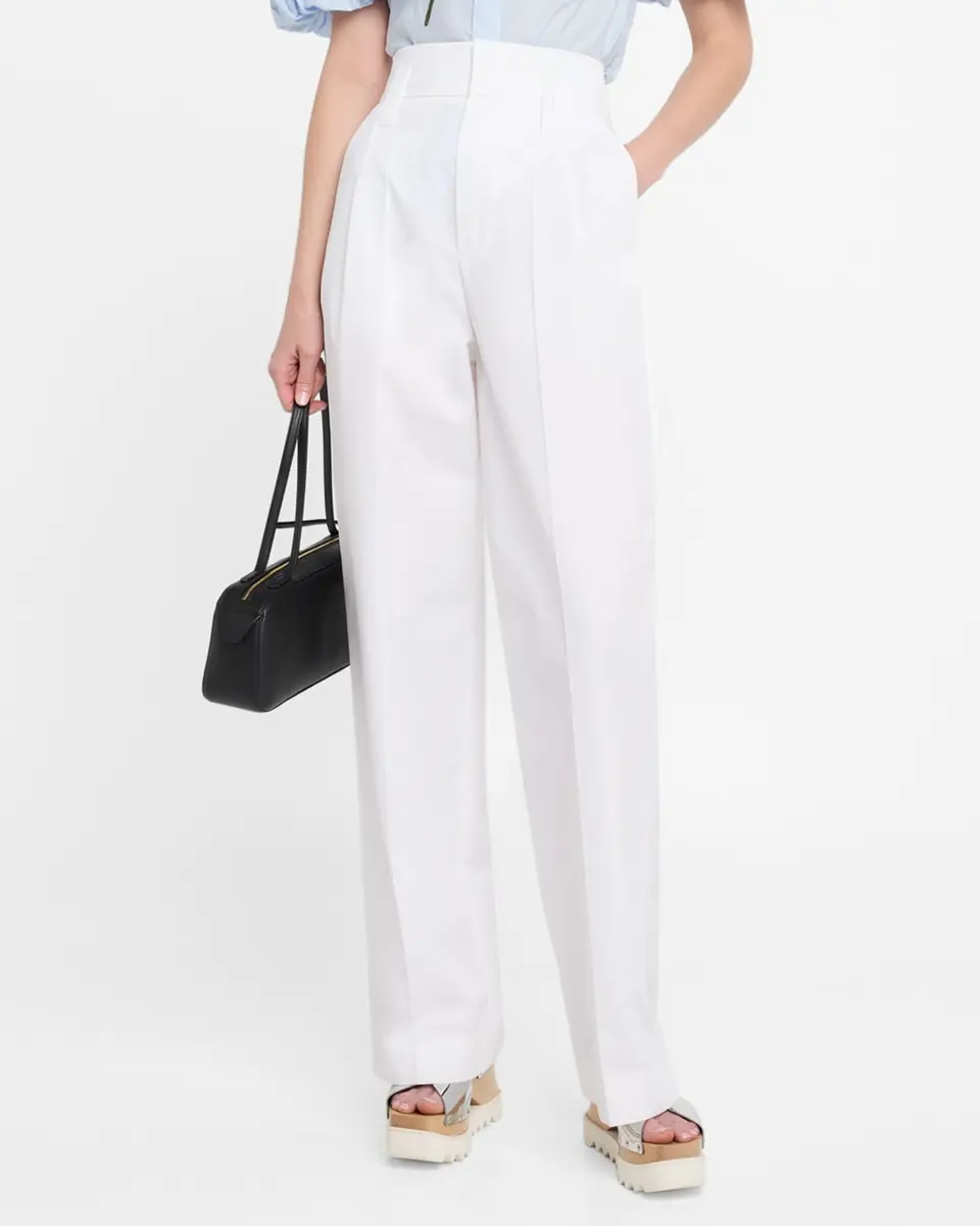 Dice Kayek High-Rise Cotton Gabardine Wide-Leg Pants | Thumbnail 4