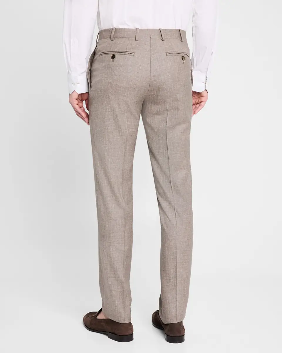 Canali Men's Melange Wool Dress Pants | Thumbnail 2