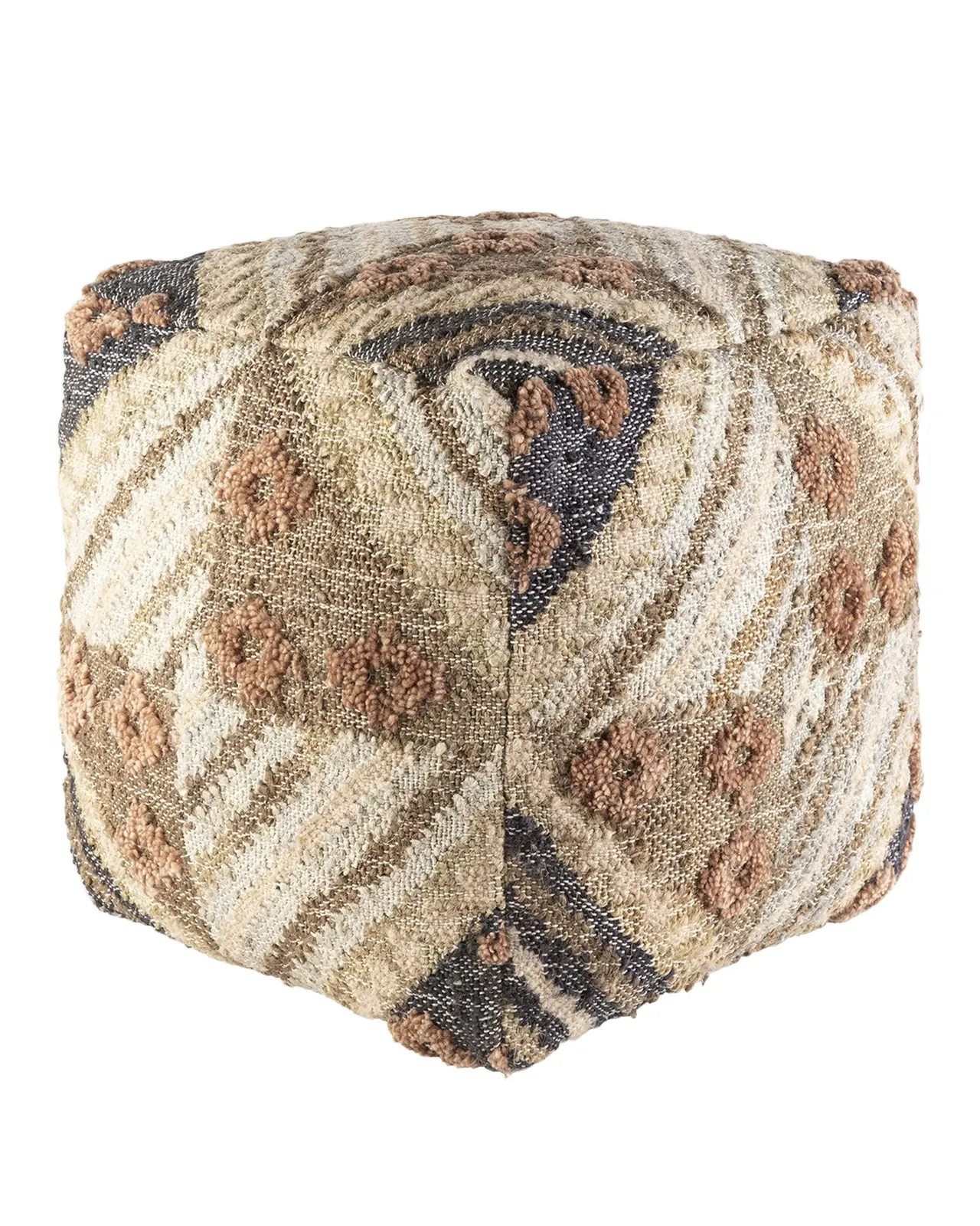 Surya Luanda Handwoven Pouf