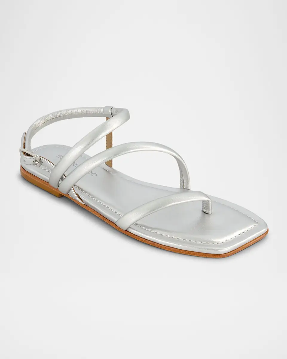 Bernardo Odessa Metallic Thong Slingback Sandals | Thumbnail 2 Bernardo Odessa Metallic Thong Slingback Sandals | Thumbnail 2