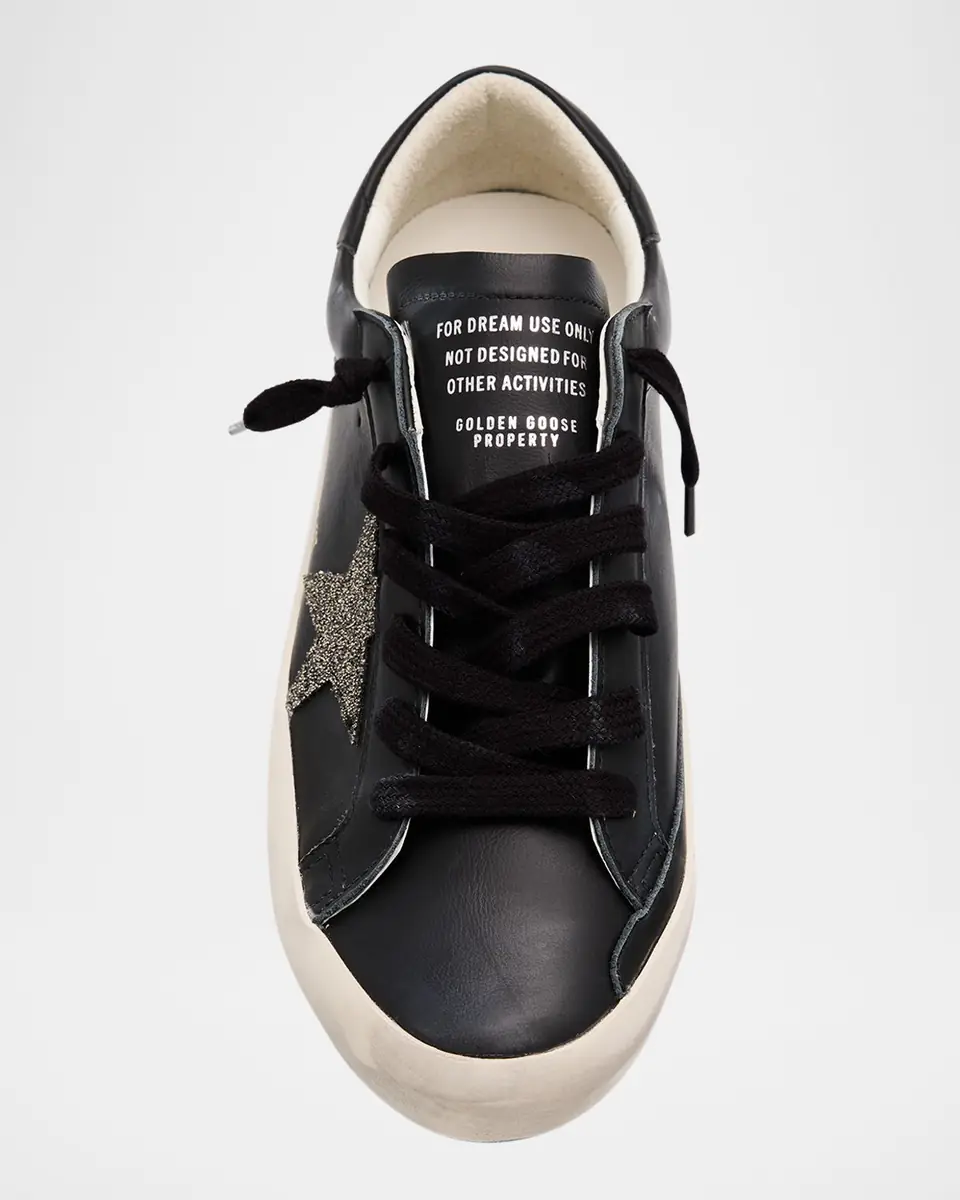 Golden Goose Super-Star Swarovski Leather Low-Top Sneakers | Thumbnail 5 Golden Goose Super-Star Swarovski Leather Low-Top Sneakers | Thumbnail 5