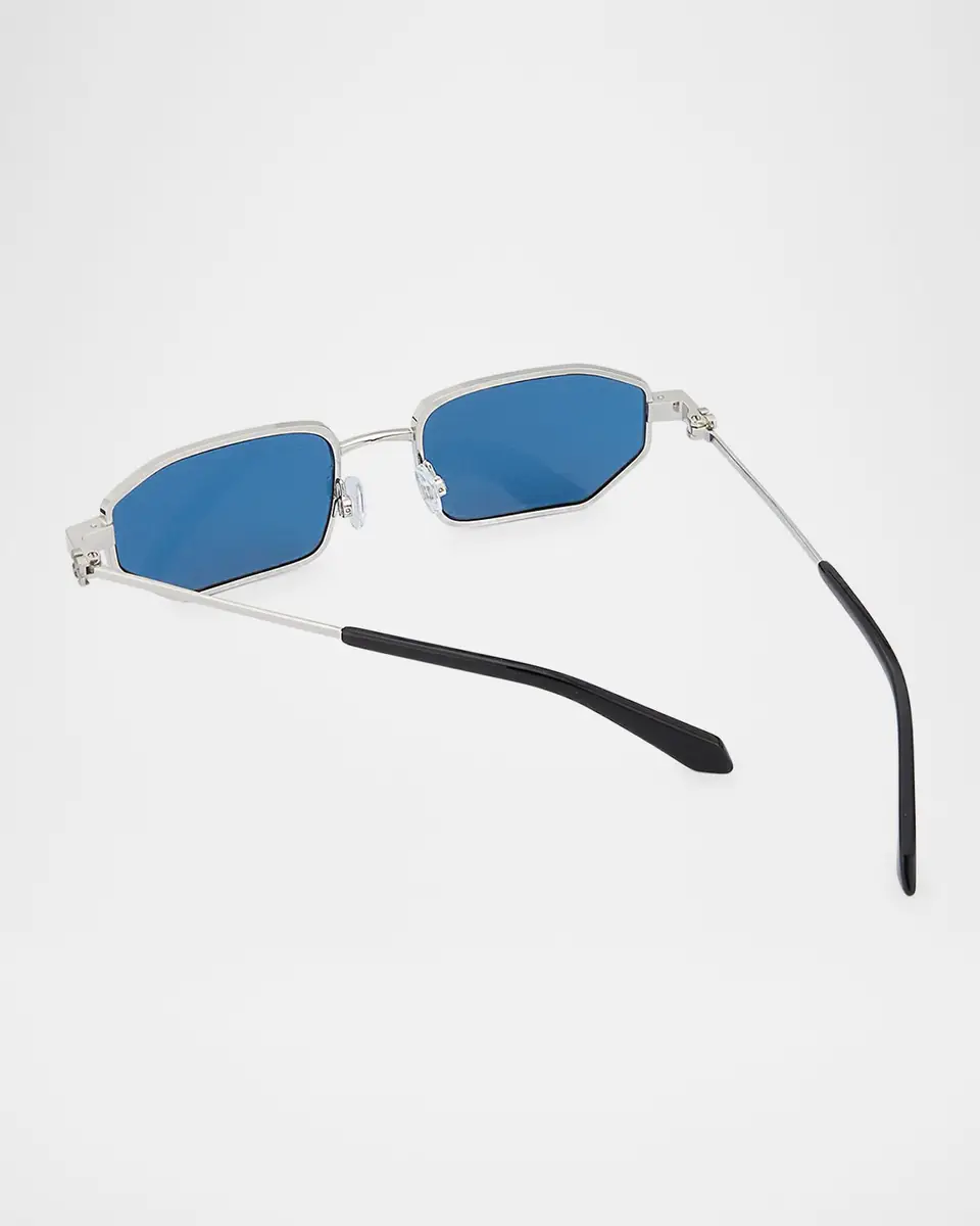 Off-White Men's Loa Metal Rectangle Sunglasses | Thumbnail 2 Off-White Men's Loa Metal Rectangle Sunglasses | Thumbnail 2