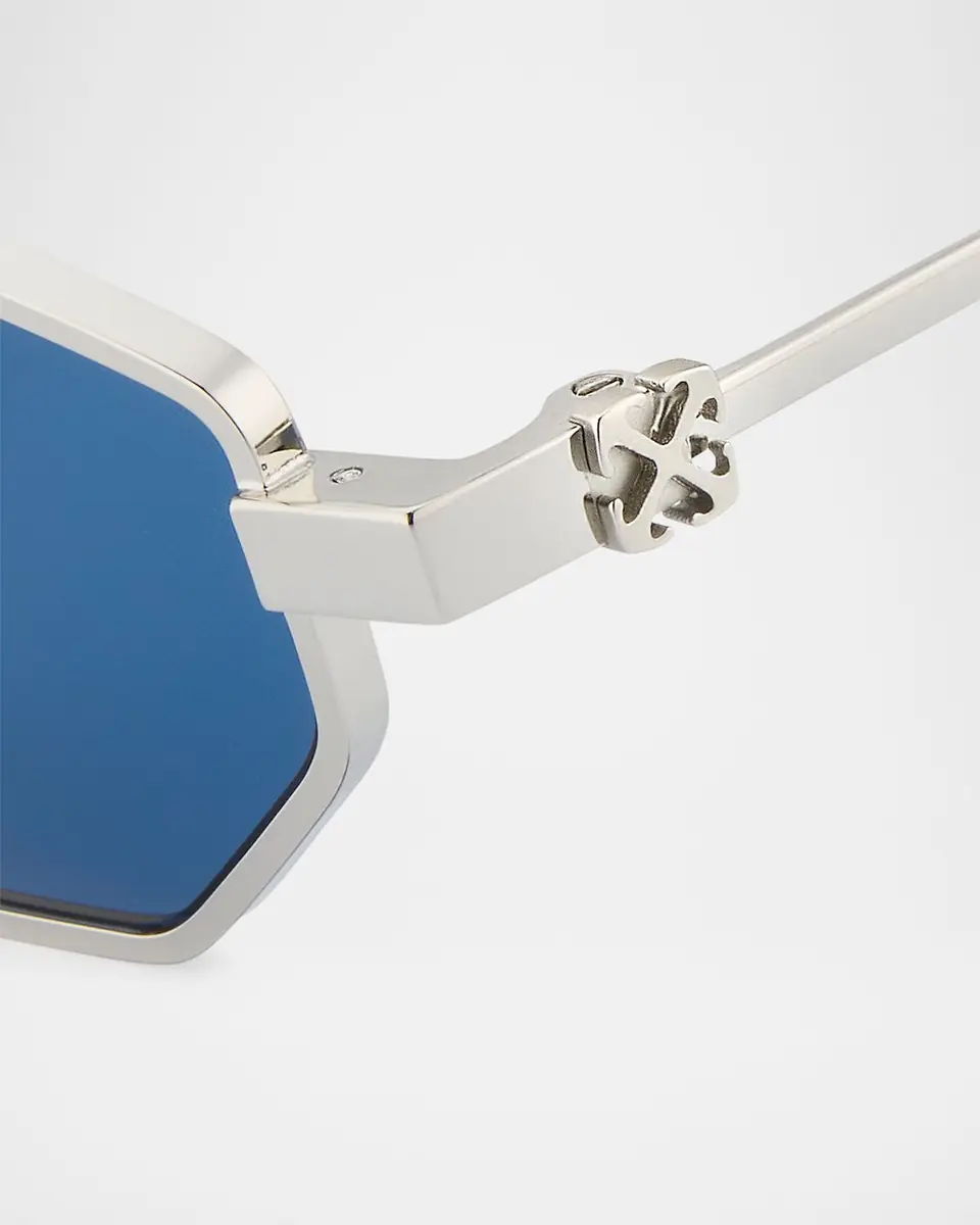 Off-White Men's Loa Metal Rectangle Sunglasses | Thumbnail 4 Off-White Men's Loa Metal Rectangle Sunglasses | Thumbnail 4