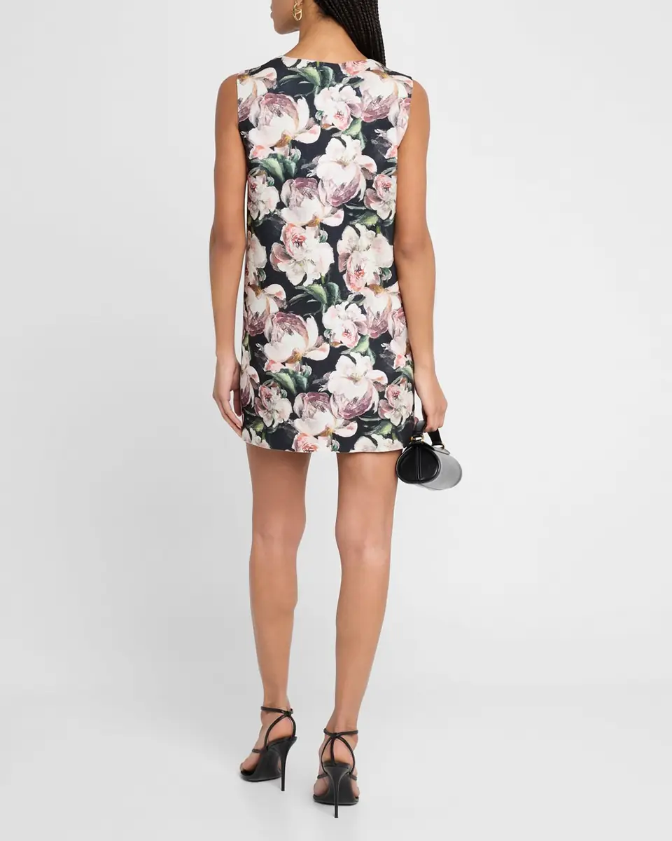 Norma Kamali Peony Sleeveless Mini Dress | Thumbnail 2