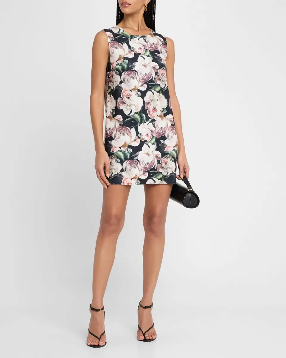 Norma Kamali Peony Sleeveless Mini Dress | Thumbnail 3