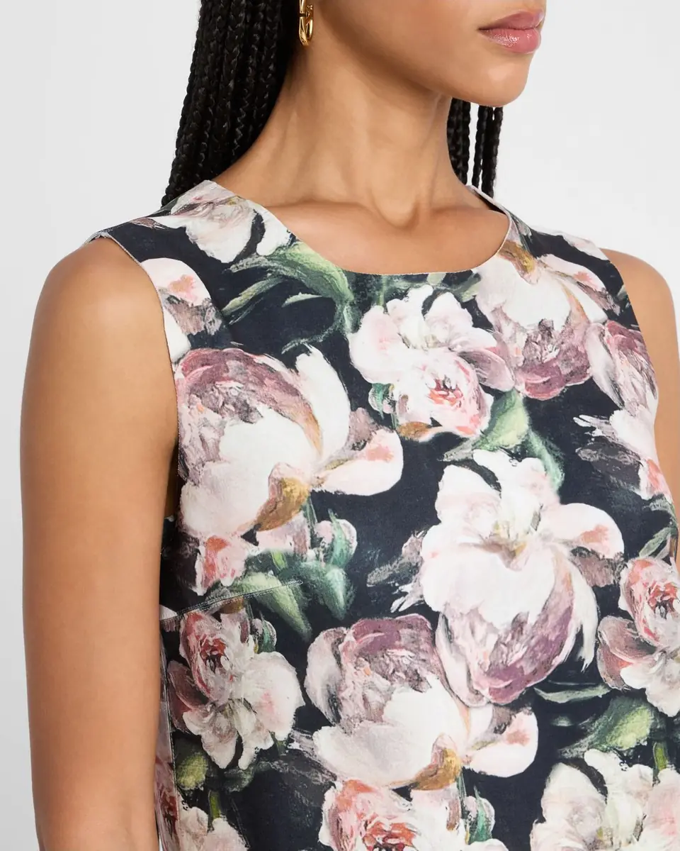 Norma Kamali Peony Sleeveless Mini Dress | Thumbnail 4