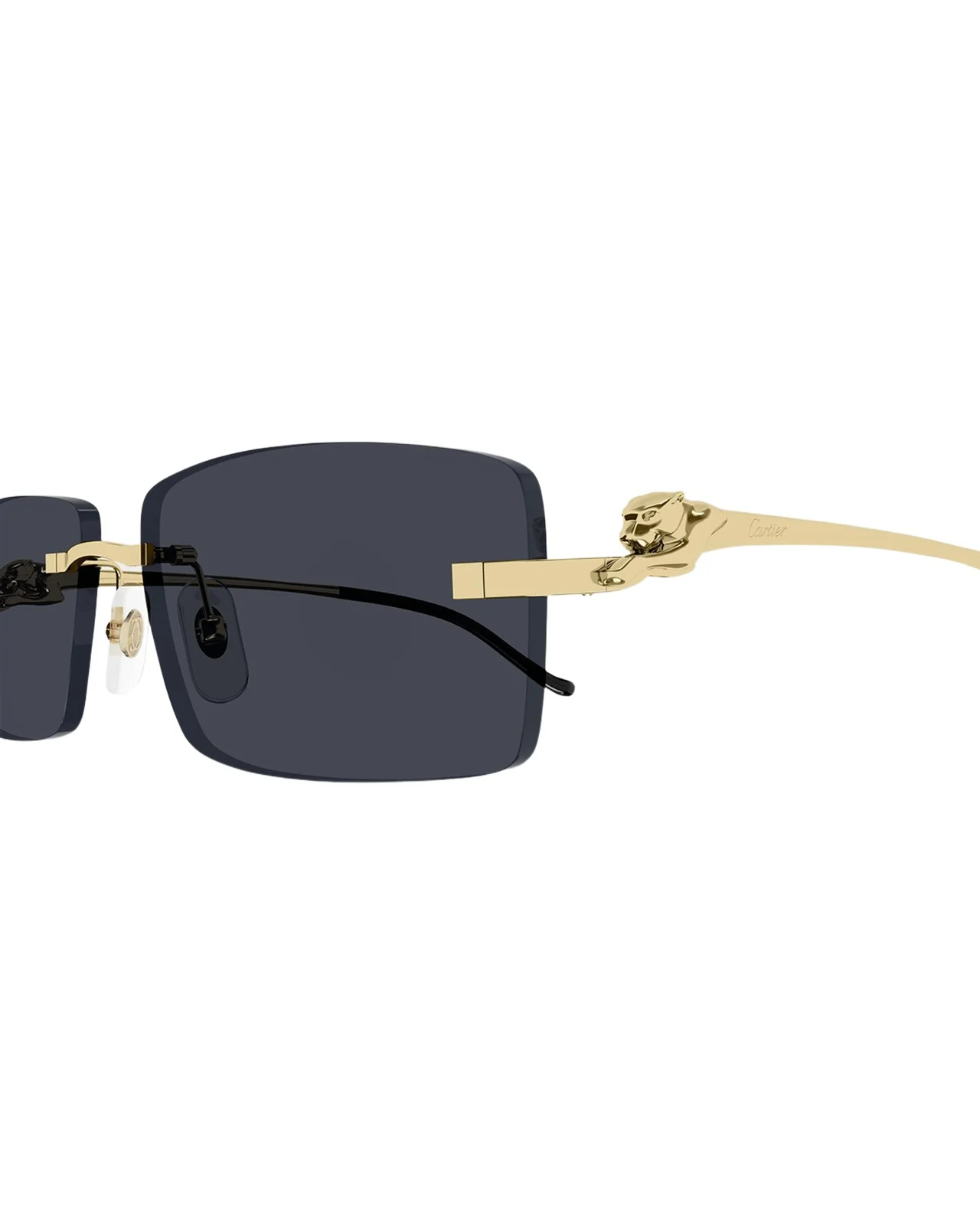 Rimless Metal Rectangle Sunglasses Rimless Metal Rectangle Sunglasses