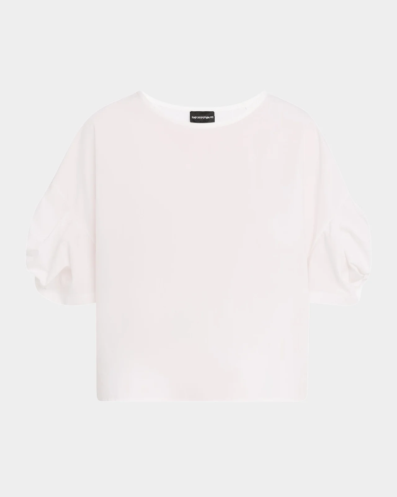 Puff-Sleeve Cotton Poplin Blouse Puff-Sleeve Cotton Poplin Blouse