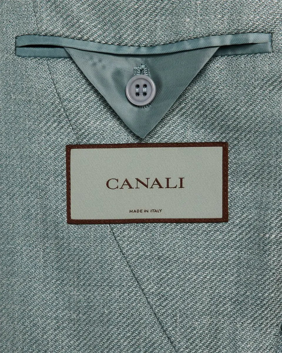 Canali Men's Wool-Blend Twill Blazer | Thumbnail 6 Canali Men's Wool-Blend Twill Blazer | Thumbnail 6