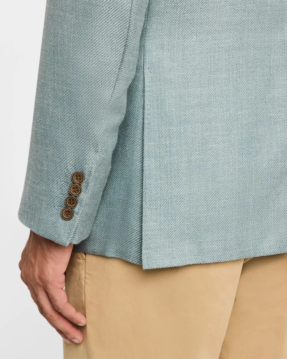 Canali Men's Wool-Blend Twill Blazer | Thumbnail 8 Canali Men's Wool-Blend Twill Blazer | Thumbnail 8