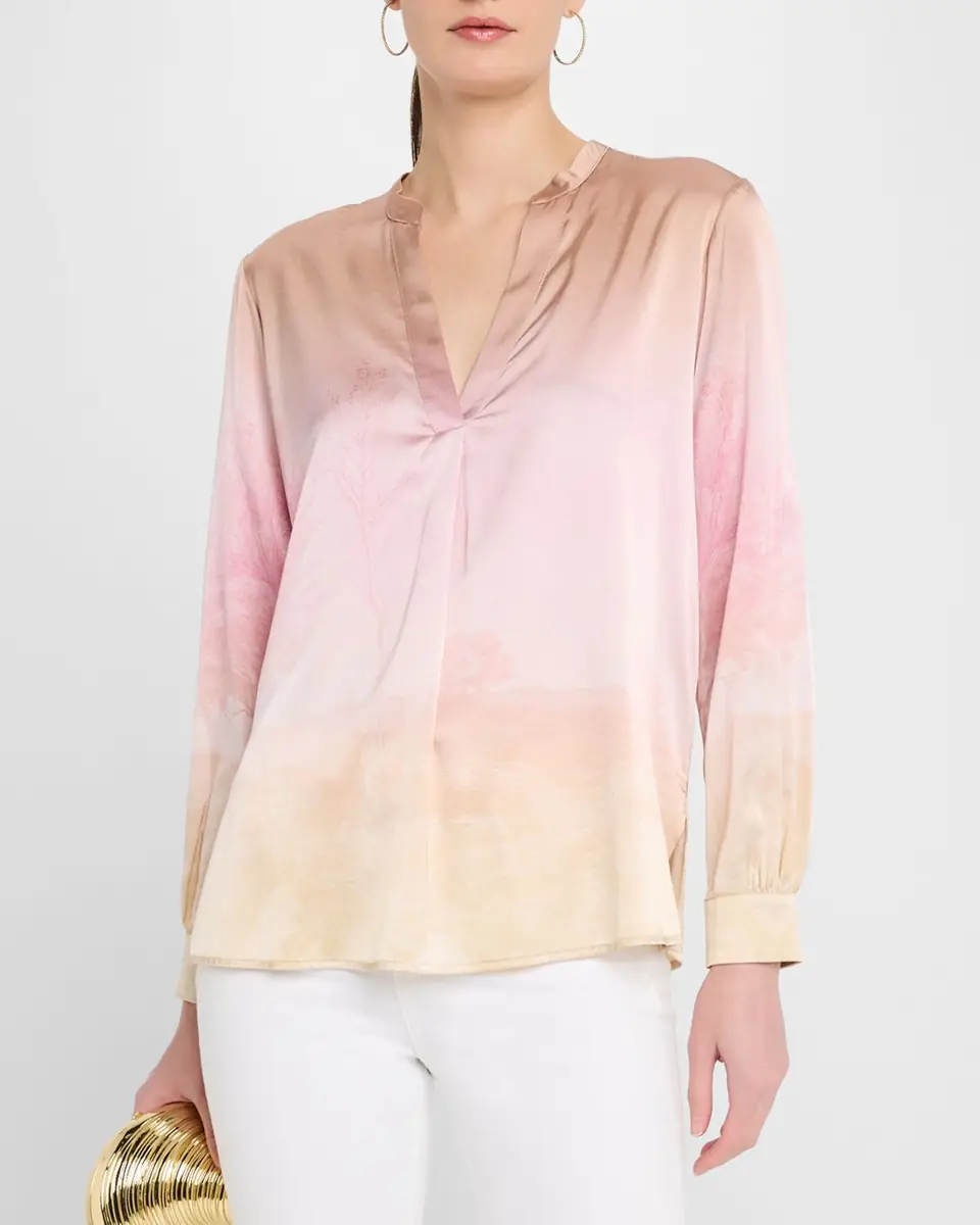 Pierre-Louis Mascia Ombre Landscape-Print Top | Thumbnail 4 Pierre-Louis Mascia Ombre Landscape-Print Top | Thumbnail 4