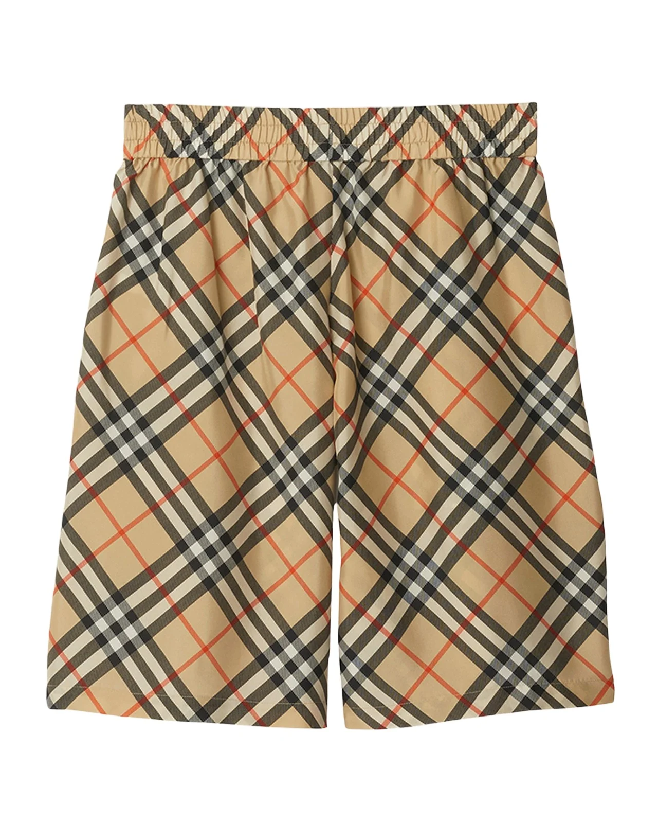 Burberry Men's Silk Check Shorts