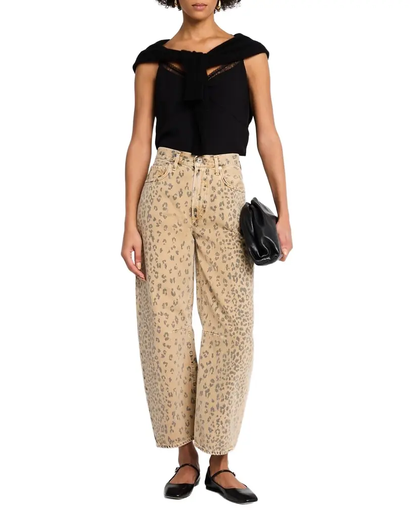 Citizens of Humanity Miro Cheetah-Print Relaxed Jeans | Image 1 Citizens of Humanity Miro Cheetah-Print Relaxed Jeans | Image 1