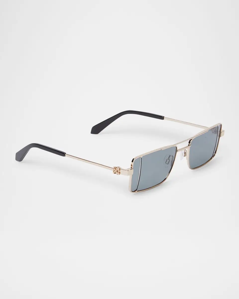 Off-White Men's Cortez Metal Rectangle Sunglasses | Thumbnail 2 Off-White Men's Cortez Metal Rectangle Sunglasses | Thumbnail 2