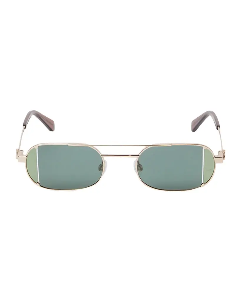 Off-White Lynn Oval Metal Sunglasses | Image 1 Off-White Lynn Oval Metal Sunglasses | Image 1