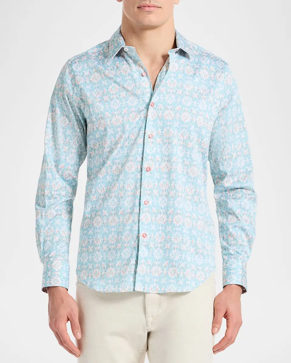Robert Graham Men's Mariage Cotton-Stretch Sport Shirt | Thumbnail 3