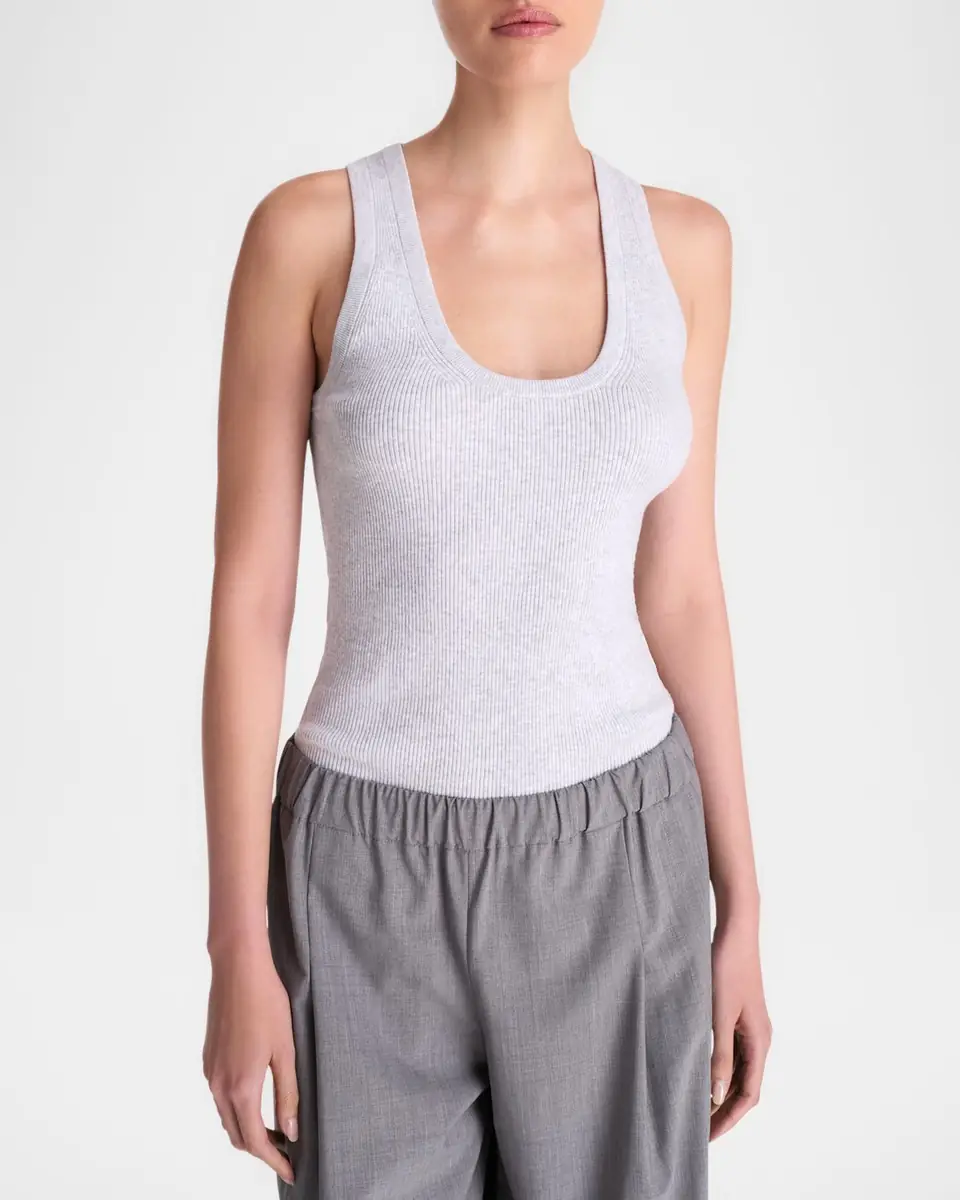 TWP Ribbed Wool Tank Top | Thumbnail 3