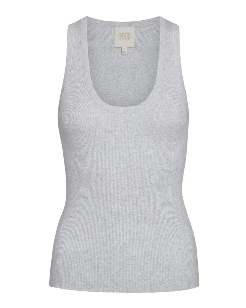 TWP Ribbed Wool Tank Top