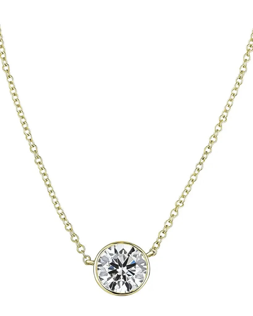 Cassidy Diamonds 18K Gold Diamond Pendant Necklace, 18"L | Image 1 Cassidy Diamonds 18K Gold Diamond Pendant Necklace, 18"L | Image 1
