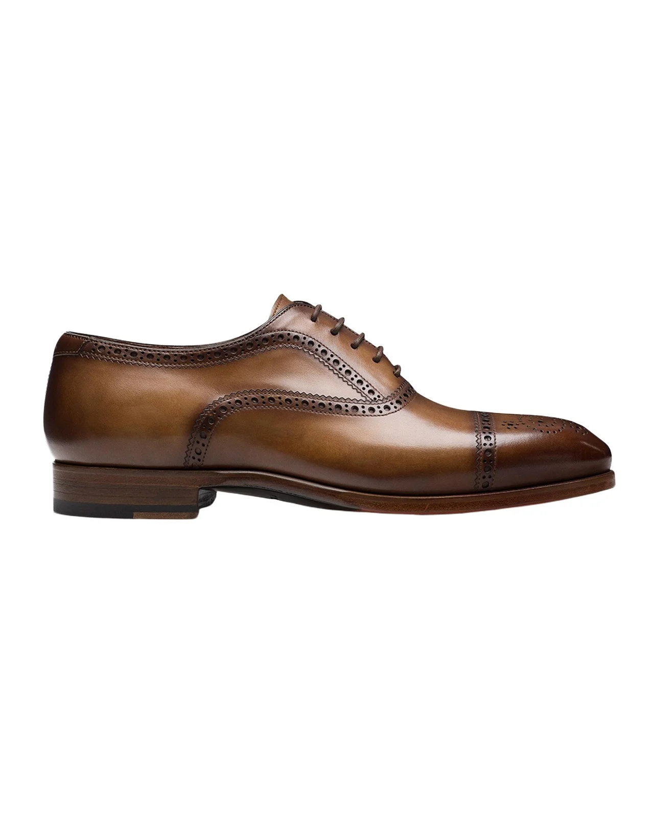 Magnanni Men's Lincoln Brogue Leather Oxfords