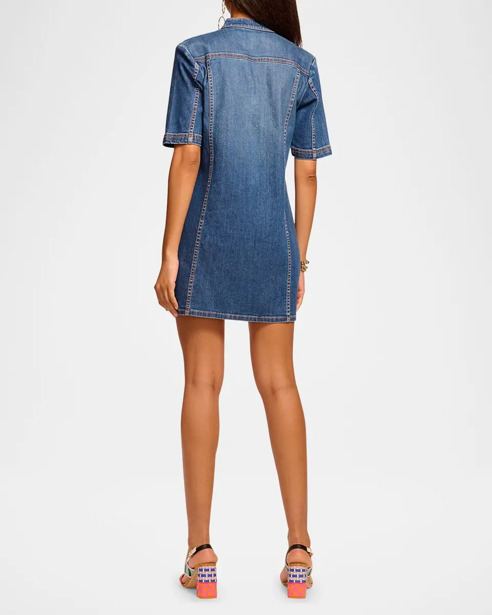 Ramy Brook Skylar Denim Mini Dress | Thumbnail 3 Ramy Brook Skylar Denim Mini Dress | Thumbnail 3
