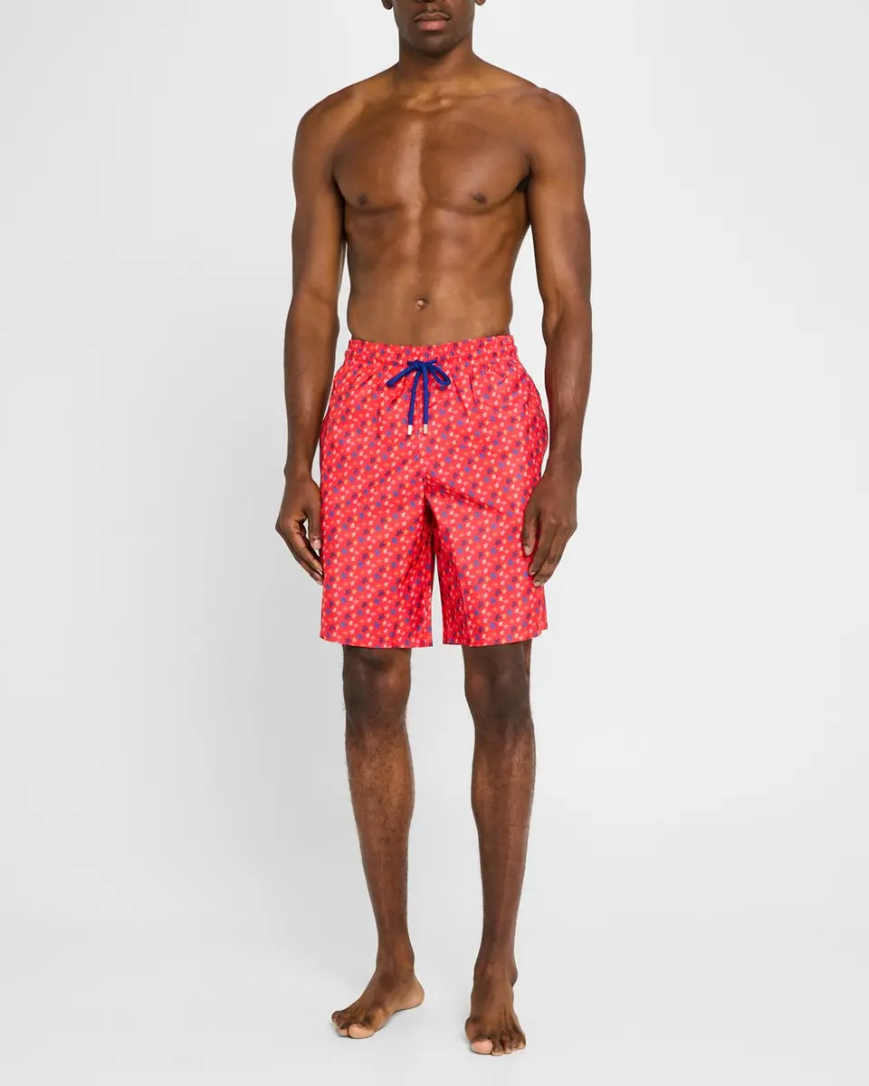 Vilebrequin Men's Okohina Mini Turtle Swim Trunks | Thumbnail 2 Vilebrequin Men's Okohina Mini Turtle Swim Trunks | Thumbnail 2