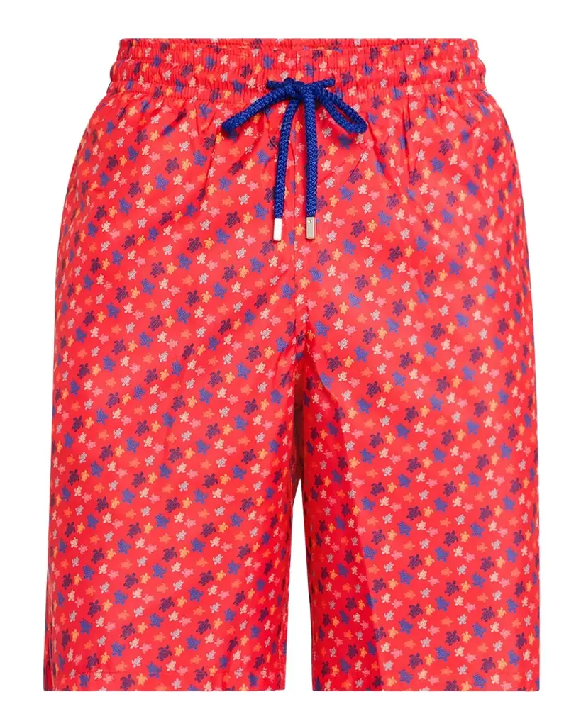 Vilebrequin Men's Okohina Mini Turtle Swim Trunks | Image 1 Vilebrequin Men's Okohina Mini Turtle Swim Trunks | Image 1