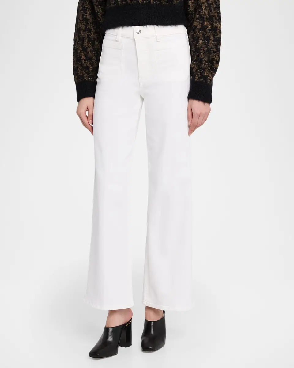 FRAME Le Slim Palazzo Modernist Pocket Jeans | Thumbnail 3