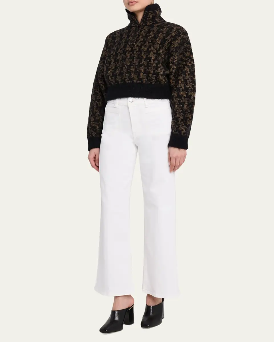 FRAME Le Slim Palazzo Modernist Pocket Jeans | Thumbnail 6