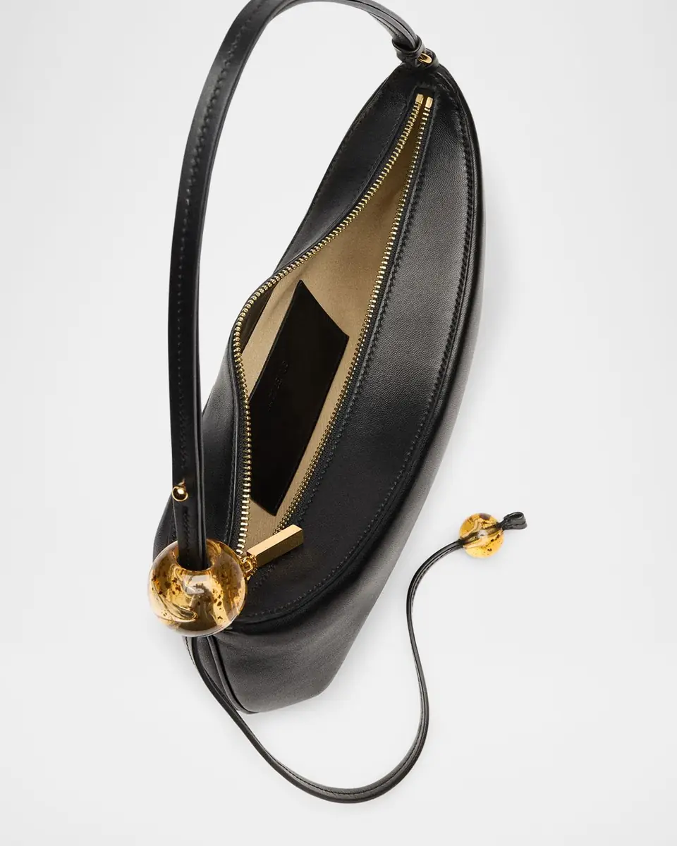 Jacquemus Le Grand Bisou Perle Leather Shoulder Bag | Thumbnail 2