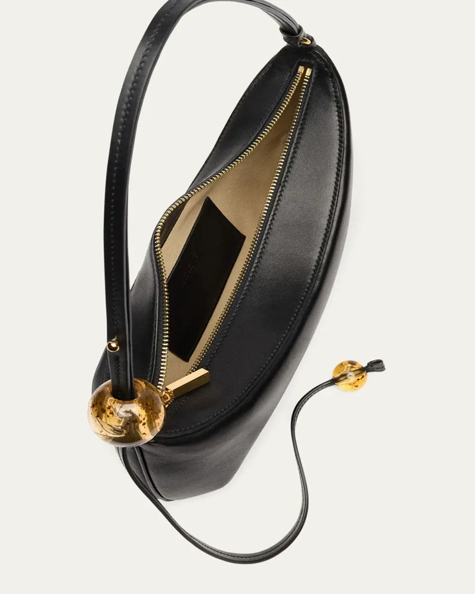 Jacquemus Le Grand Bisou Perle Leather Shoulder Bag | Thumbnail 12