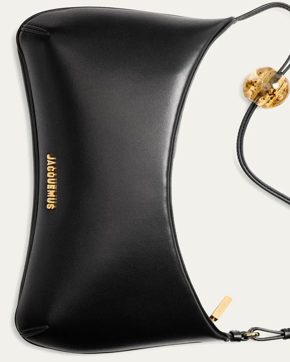 Jacquemus Le Grand Bisou Perle Leather Shoulder Bag | Thumbnail 13