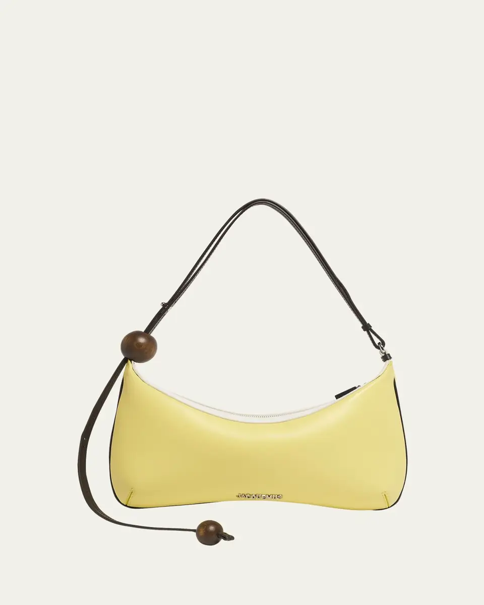 Jacquemus Le Grand Bisou Perle Leather Shoulder Bag | Thumbnail 5
