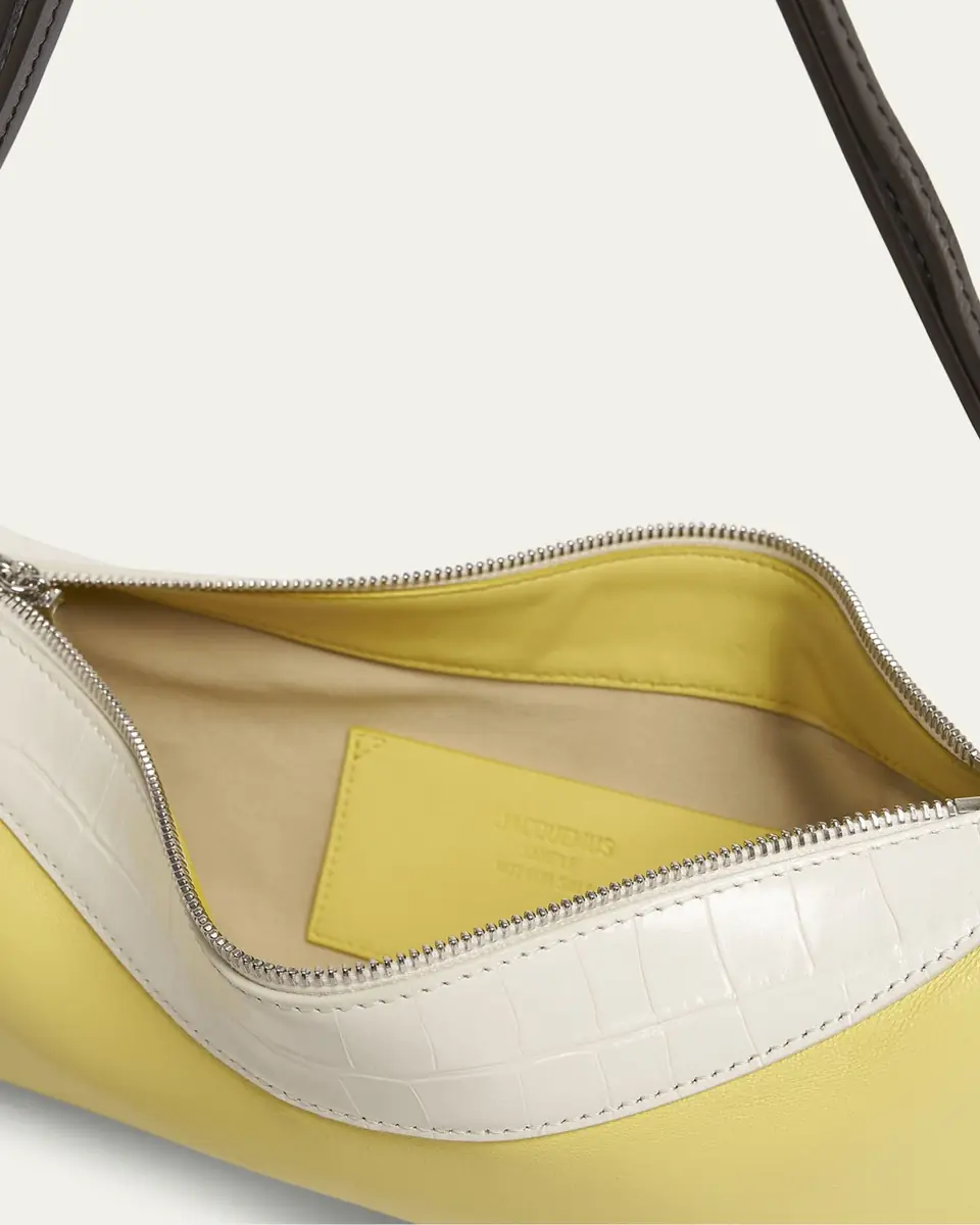 Jacquemus Le Grand Bisou Perle Leather Shoulder Bag | Thumbnail 8