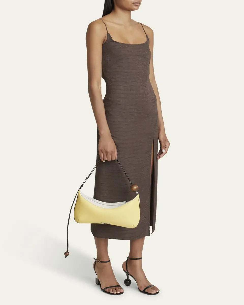 Jacquemus Le Grand Bisou Perle Leather Shoulder Bag | Thumbnail 9