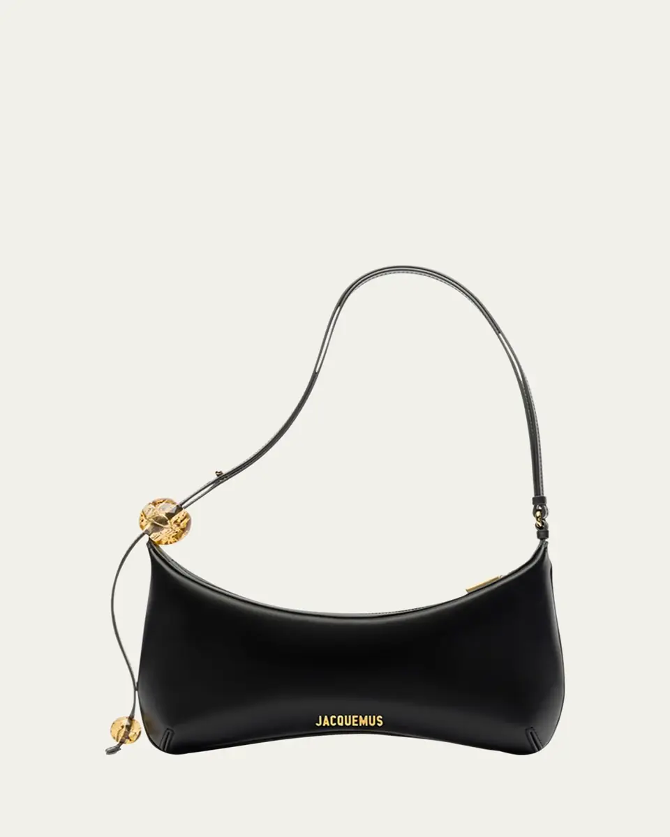 Jacquemus Le Grand Bisou Perle Leather Shoulder Bag | Thumbnail 10