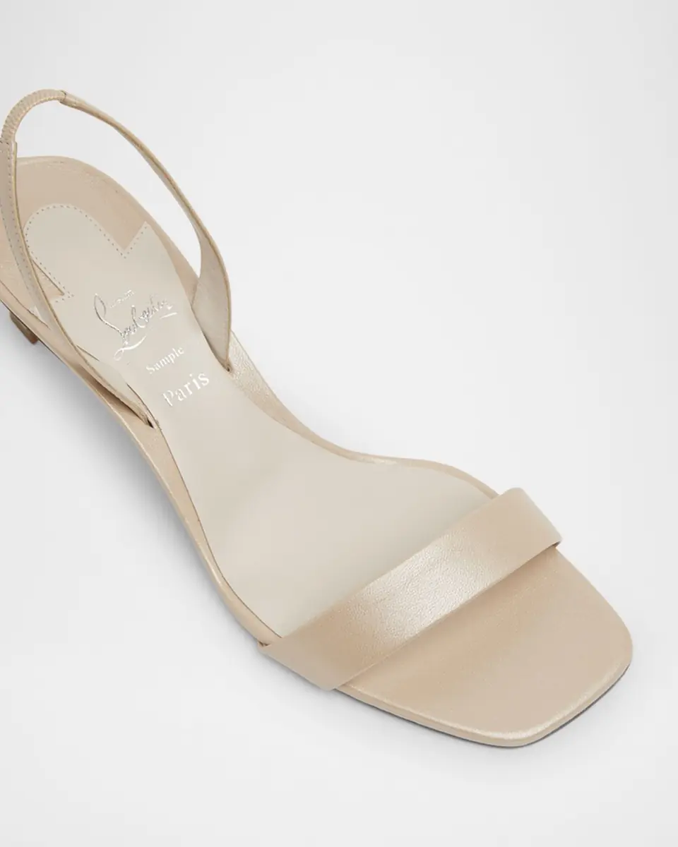 Christian Louboutin 55mm Condora Leather Slingback Sandals | Thumbnail 2 Christian Louboutin 55mm Condora Leather Slingback Sandals | Thumbnail 2