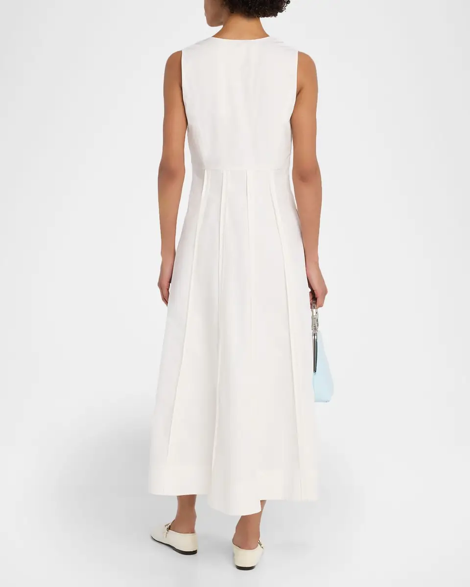 Les Coyotes De Paris Sculptural Poplin Midi Dress | Thumbnail 3 Les Coyotes De Paris Sculptural Poplin Midi Dress | Thumbnail 3