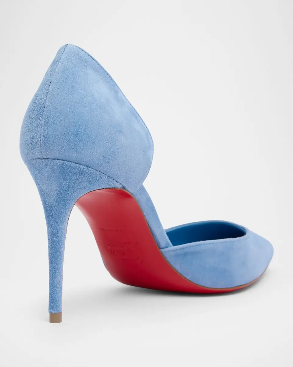 Christian Louboutin 85mm Iriza Suede Half-d'Orsay Pumps | Thumbnail 11 Christian Louboutin 85mm Iriza Suede Half-d'Orsay Pumps | Thumbnail 11