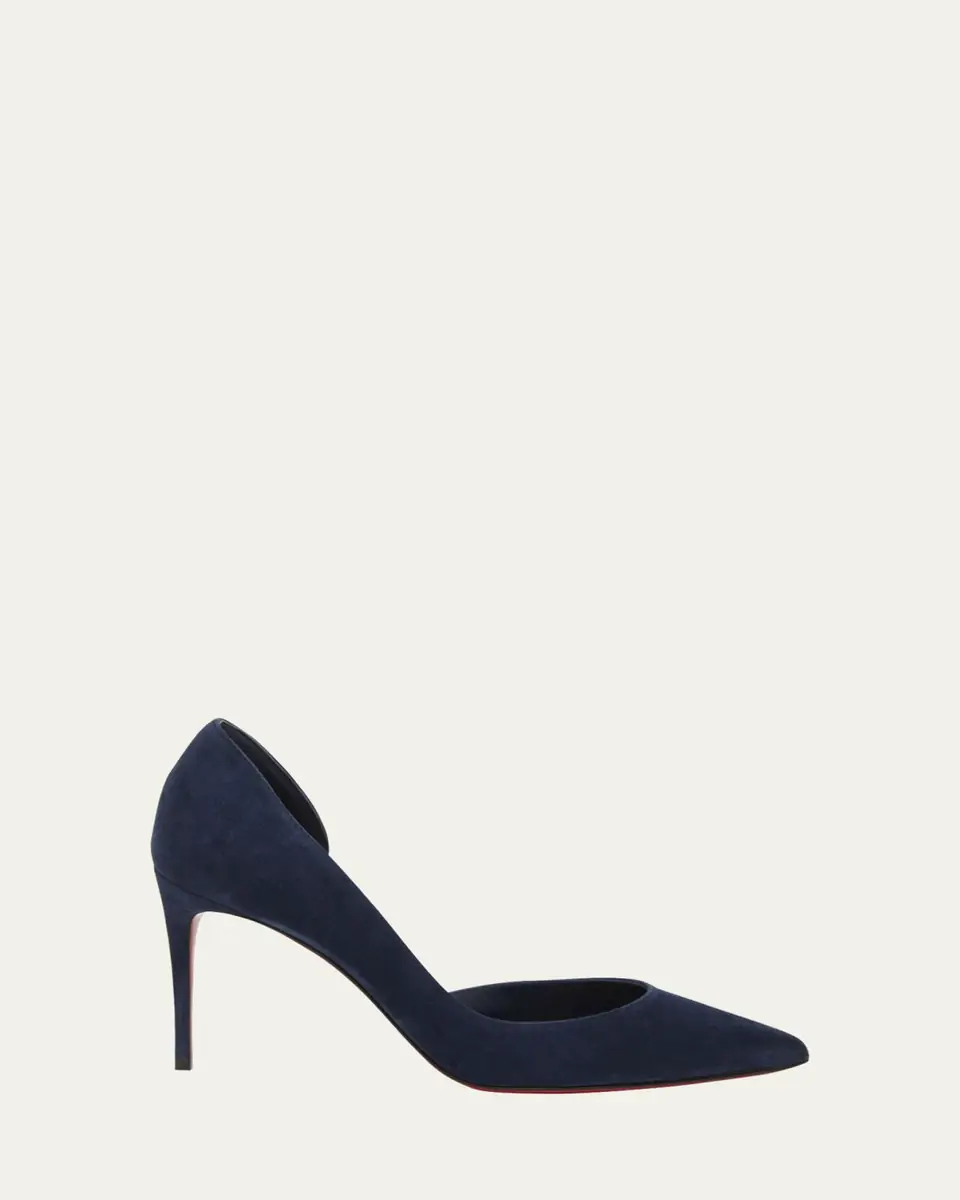 Christian Louboutin 85mm Iriza Suede Half-d'Orsay Pumps | Thumbnail 14 Christian Louboutin 85mm Iriza Suede Half-d'Orsay Pumps | Thumbnail 14