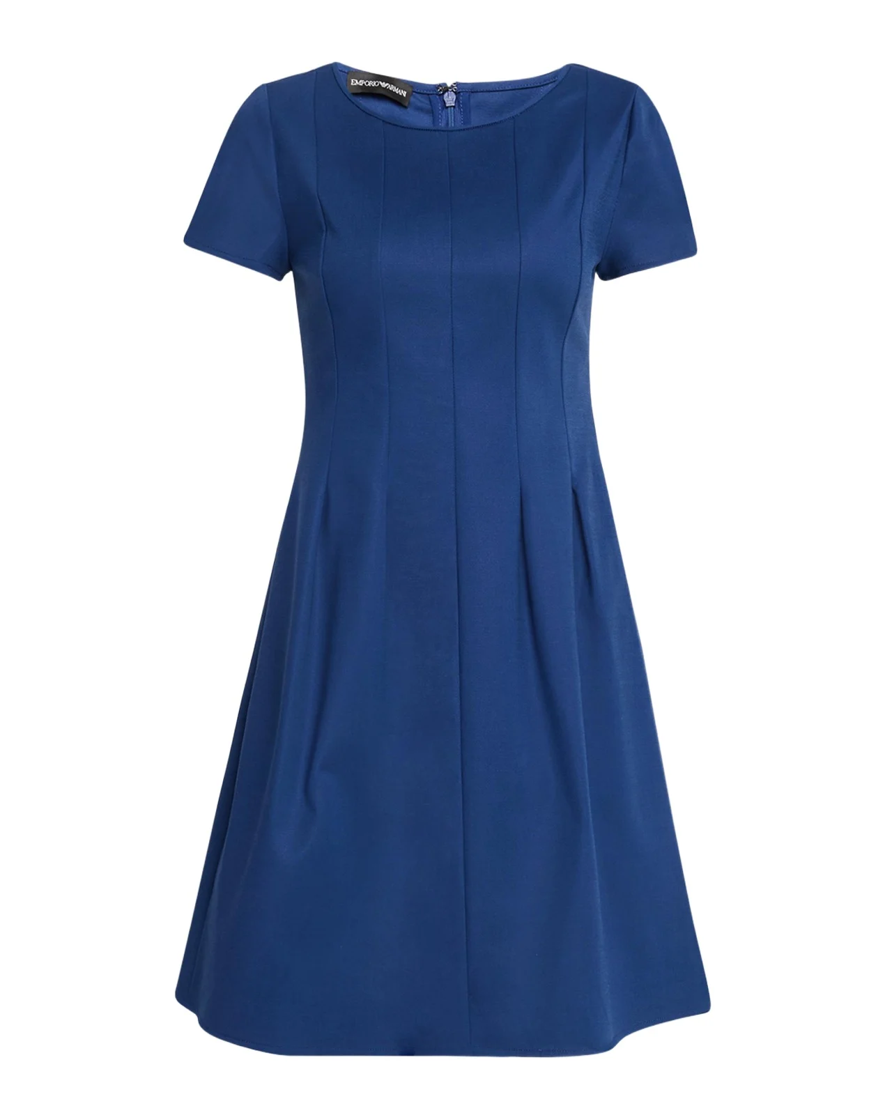 Pleated Fit-&-Flare Mini Dress
